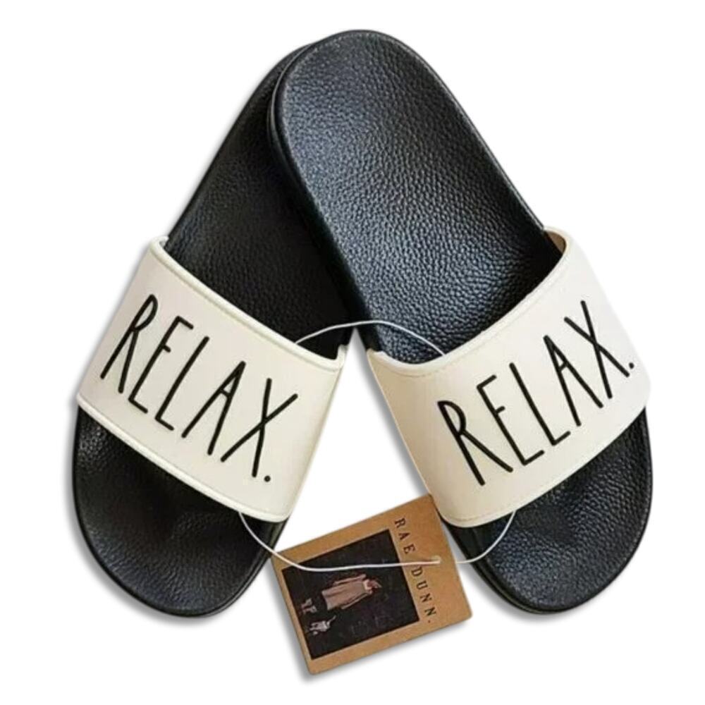 New Rae Dunn Women's Relax Beach Casual Slide Sandals - Picture 1 of 8